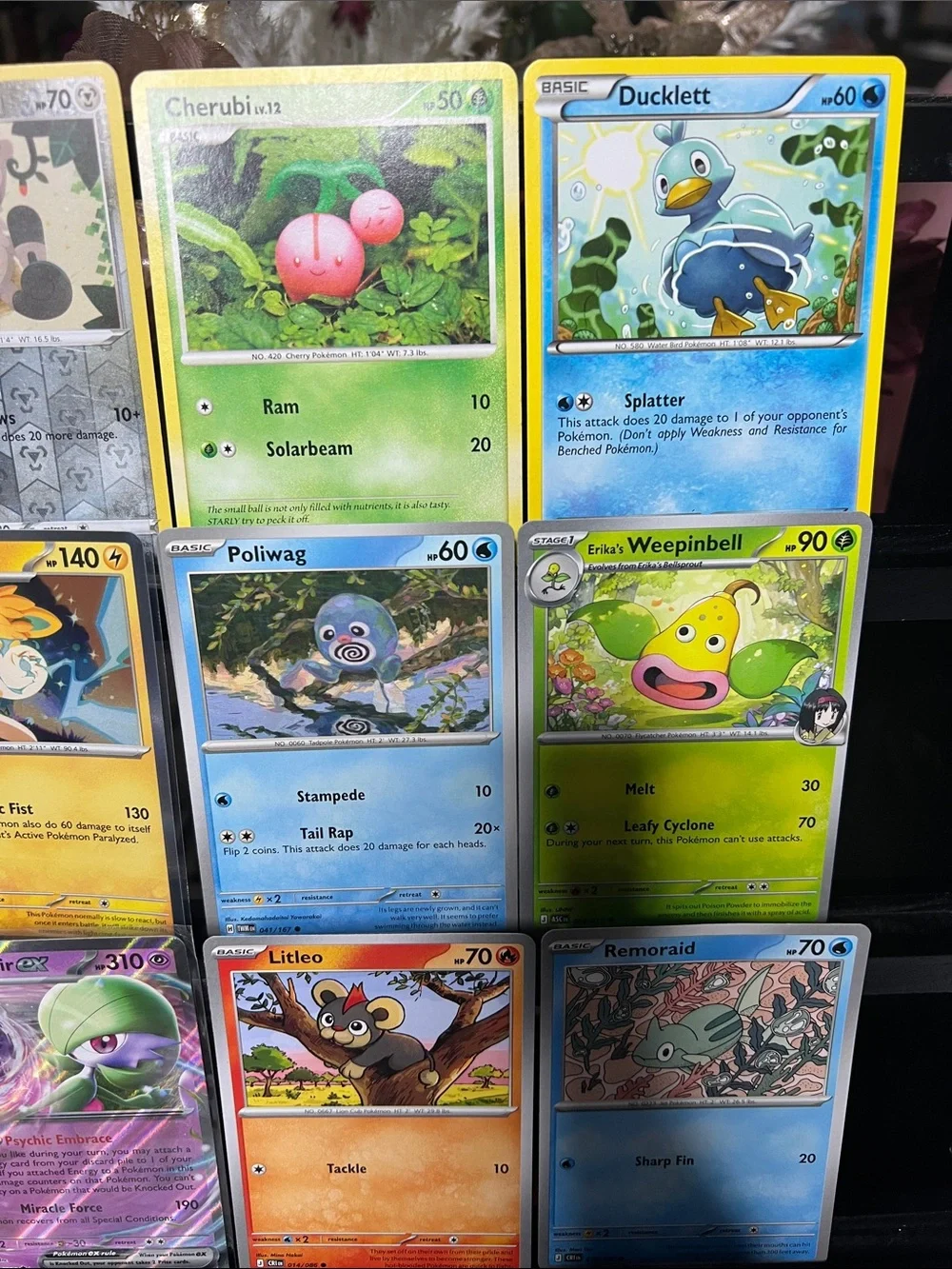 🩷Pokémon 12-card Lot-Includes holo/reverse holo/reg